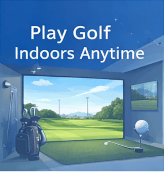 Indoor golf simulator
